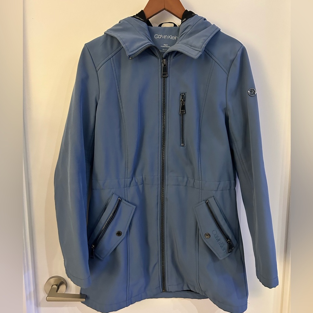 Calvin Klein Blue Windbreaker Jacket